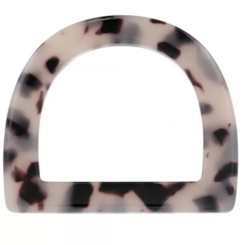 44x52mm Acetate Handbag buckles - Tortoiseshell - Beige - Black x1