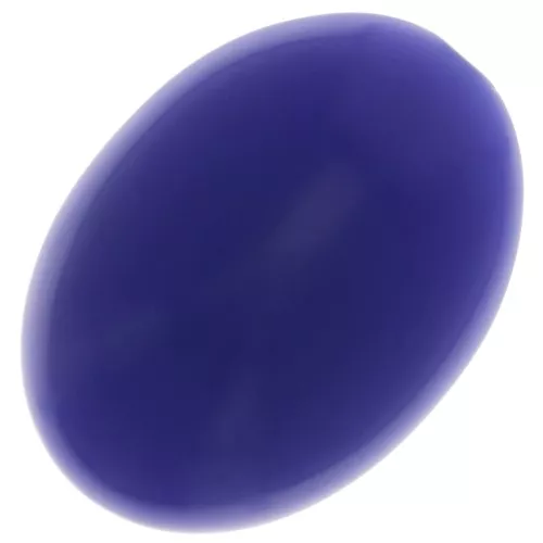 18x13 mm oval cabochon in opaque resin - Dark blue x1