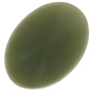 18x13 mm oval cabochon in opaque resin - Khaki x1
