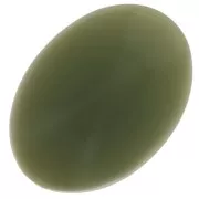 18x13mm Oval resin cabochon - Khaki x1