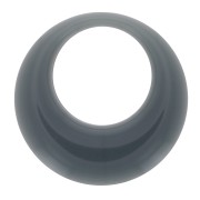 34.5mm Opaque resin hollow circle pendant - Celadon x1|raw }}