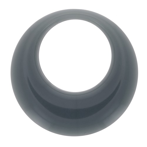 34.5mm Opaque resin hollow circle pendant - Celadon x1