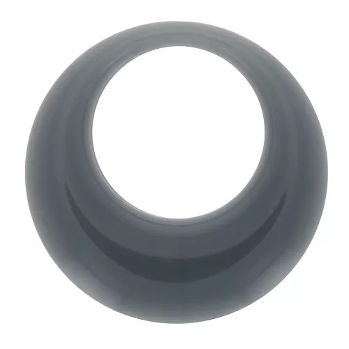 34.5mm Opaque resin hollow circle pendant - Celadon x1