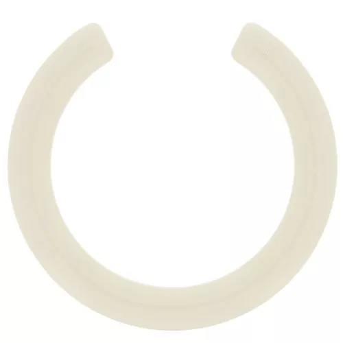 41mm Half round opaque resin spacer - unbleached x1