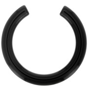 41mm Half round opaque resin spacer - Black x1