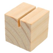 3cm Wooden card holder - business card holder - Natural x1