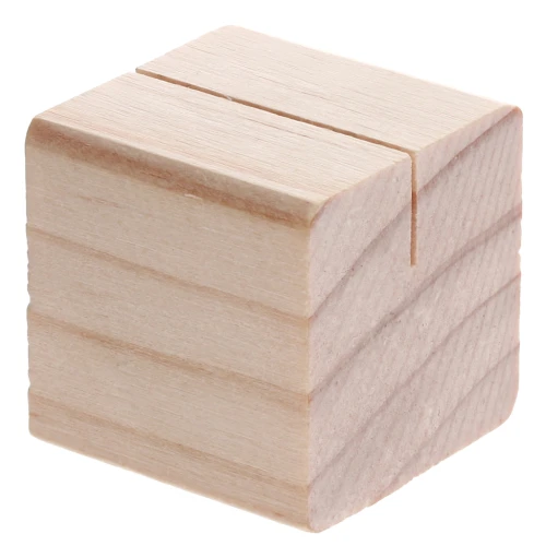 3cm Wooden card holder - business card holder - Natural x1