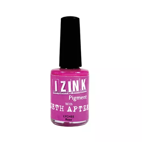 Aladine Pigment Izink Ink - Opaque Covering Media Mix - Pink x11.5ml