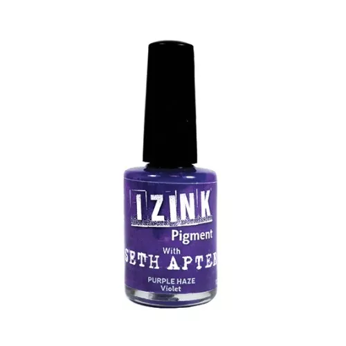 Aladine Pigment Izink Ink - Opaque Covering Media Mix - Purple x11.5ml