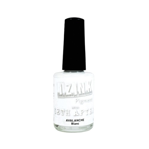 Aladine Pigment Izink Ink - Opaque Covering Media Mix - White x11.5ml