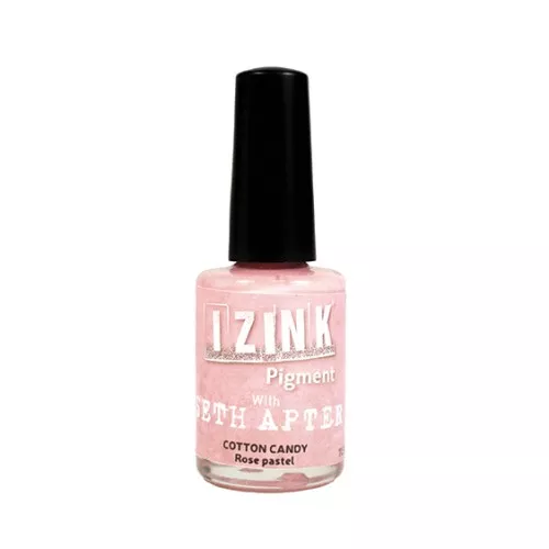 Aladine Pigment Izink Ink - Opaque Covering Media Mix - Pastel Pink x11.5ml