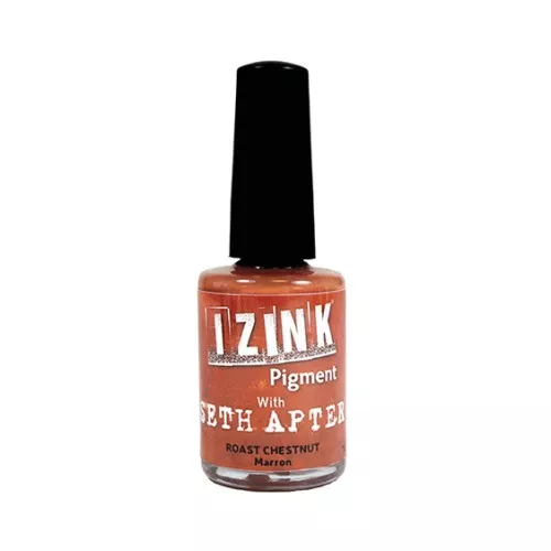 Aladine Pigment Izink Ink - Opaque Covering Media Mix - Brown x11.5ml