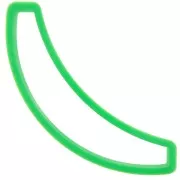 Cutter for modelling and polymer clay - Half Circle x1