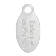 10x5mm 925 Sterling Silver Fabriqué en France Drops charms x4