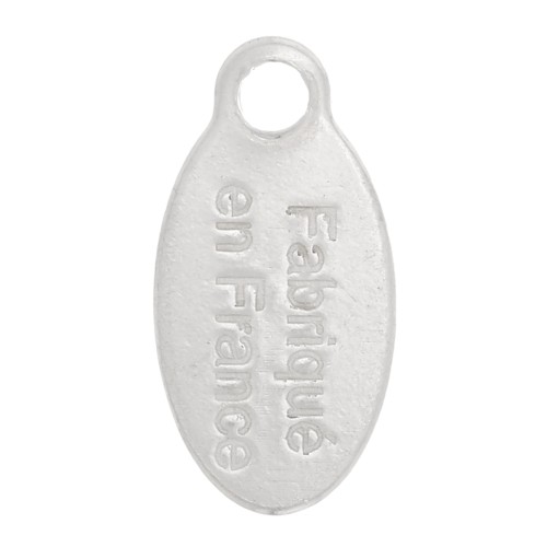 10x5mm 925 Sterling Silver Fabriqué en France Drops charms x4