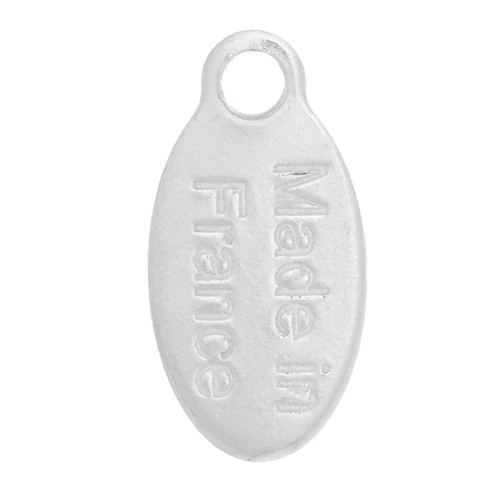 10x5mm 925 Sterling Silver Made in France Drops charms x4