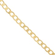 Chain flat links 7,9mm Gold tone x50cm|raw }}