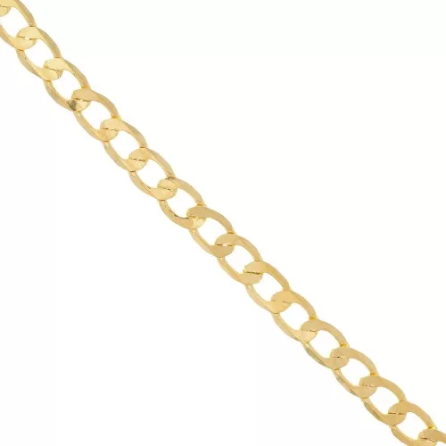Chain flat links 7,9mm Gold tone x50cm