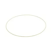 60mm Diamond effect Ring Bracelet - Small Wrist - 3 Microns Gold Plated x1