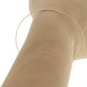 60mm Diamond effect Ring Bracelet - Small Wrist - 3 Microns Gold Plated x1