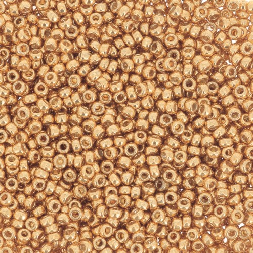 Miyuki Seed beads Duracoat 15/0 4203 - Galvanized Yellow Gold x8g