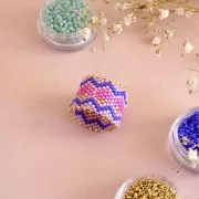 Miyuki Seed beads Duracoat 15/0 4202 - Galvanized Gold x8g