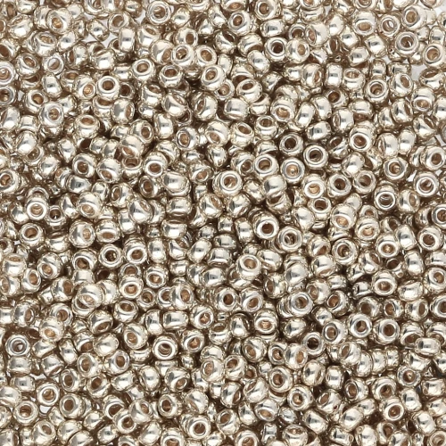 Miyuki Seed beads Duracoat 15/0 4201 - Galvanized Silver x8g