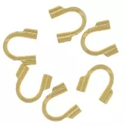 Wire protectors for 1mm wire - Fine Gold plated x20