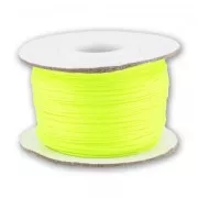 Braided nylon thread 0.8mm neon yellow x50m