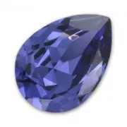 PureCrystal 4320 Pear Fancy Stone 14x10mm Tanzanite
