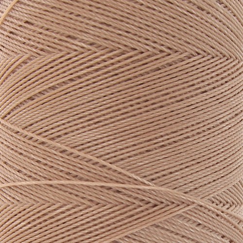 Linhasita waxed thread spool for micro macramé 0.35 mm - Cinnamon (Palha) x448m