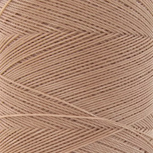 Linhasita waxed thread spool for micro macramé 0.35 mm - Cinnamon (Palha) x448m