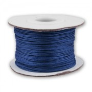 Braided nylon thread 0.8mm dark blue x50m