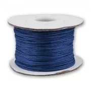 Braided nylon thread 0.8mm dark blue x50m