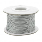 Braided nylon thread 0.8mm Grey x50m