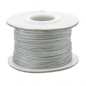 Braided nylon thread 0.8mm Grey x50m