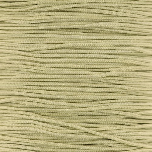 Braided nylon thread 0.8mm - Light Khaki x50m
