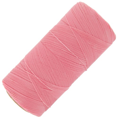Linhasita waxed thread spool for micro macramé 0.35 mm - Salmon (324) x448m