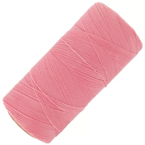Linhasita waxed thread spool for micro macramé 0.35 mm - Salmon (324) x448m