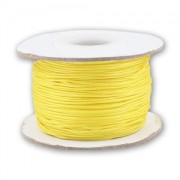 Braided nylon thread 0.8mm light yellow x50m
