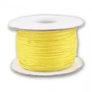Braided nylon thread 0.8mm light yellow x50m