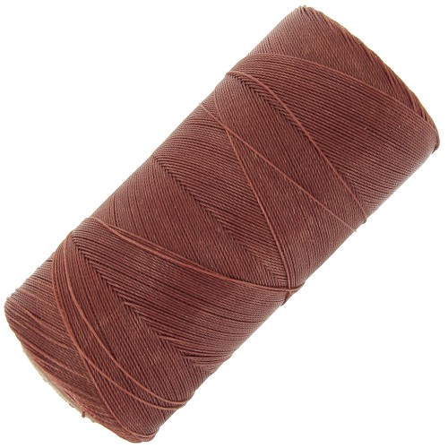 0,35mm Linhasita waxed thread spool for micro macramé - Old Copper (25) x448 m