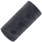 Linhasita waxed thread spool for micro macramé 0.35 mm - Anthracite (209) x448m|raw }}
