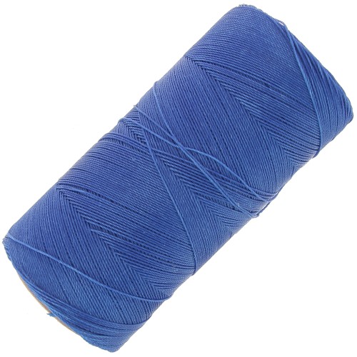 Linhasita waxed thread spool for micro macramé 0.35 mm - Blue (692) x448m