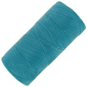 Linhasita waxed thread spool for micro macramé 0.35 mm - Turquoise (229) x448m|raw }}