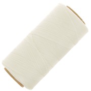 Linhasita waxed thread spool for micro macramé 0.35 mm - Natural x448m