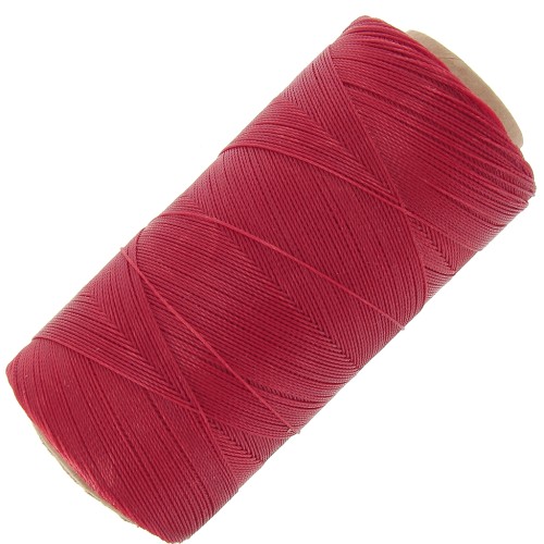 0,35mm Linhasita waxed thread spool for micro macramé - Cadmium Red (677)x448 m