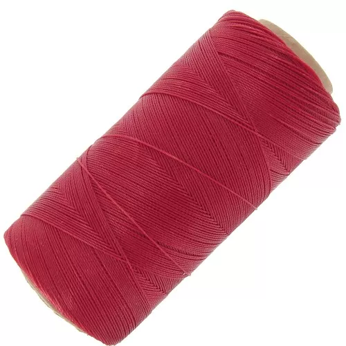 0,35mm Linhasita waxed thread spool for micro macramé - Cadmium Red (677)x448 m