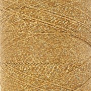 Linhasita waxed thread spool for micro macramé 0.35 mm - Gold (Ouro) x448m