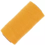 0,35mm Linhasita waxed thread spool for micro macramé - Golden Yellow (218) x448 m